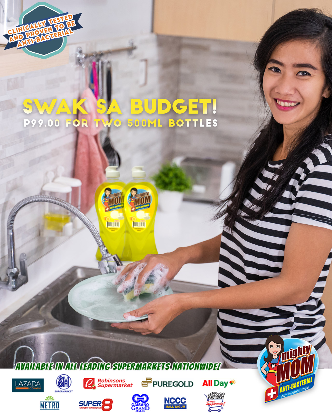 Mighty Mom - Sa Mighty Mom Dishwashing Liquid, germ-free... | Facebook