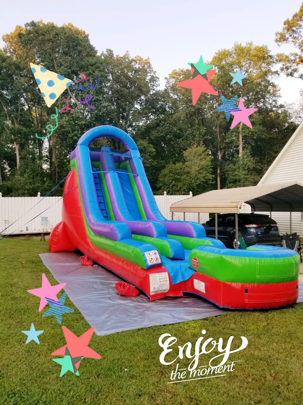 The NEW 18 foot slide is ready... - East Carolina Inflatables