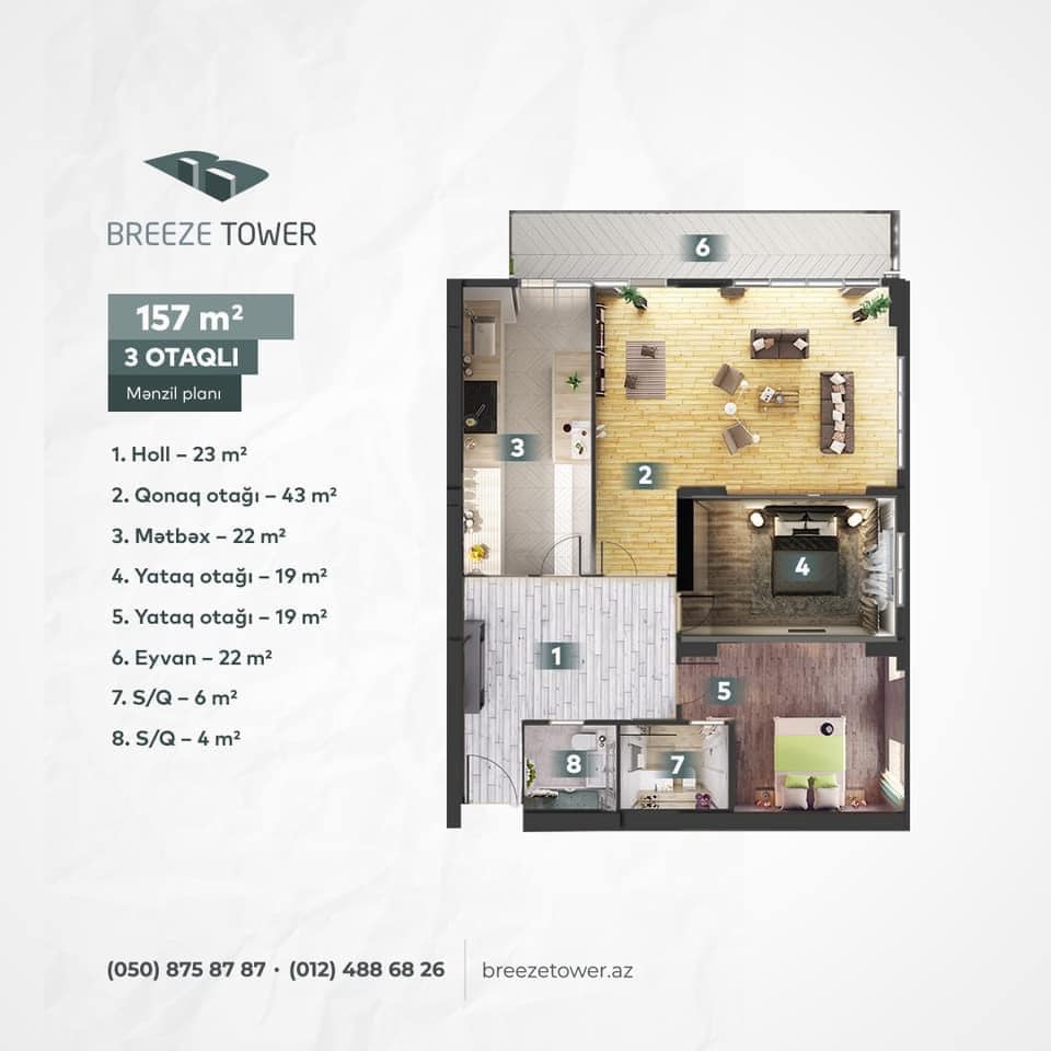 Breeze Tower - Baku White City | Baku