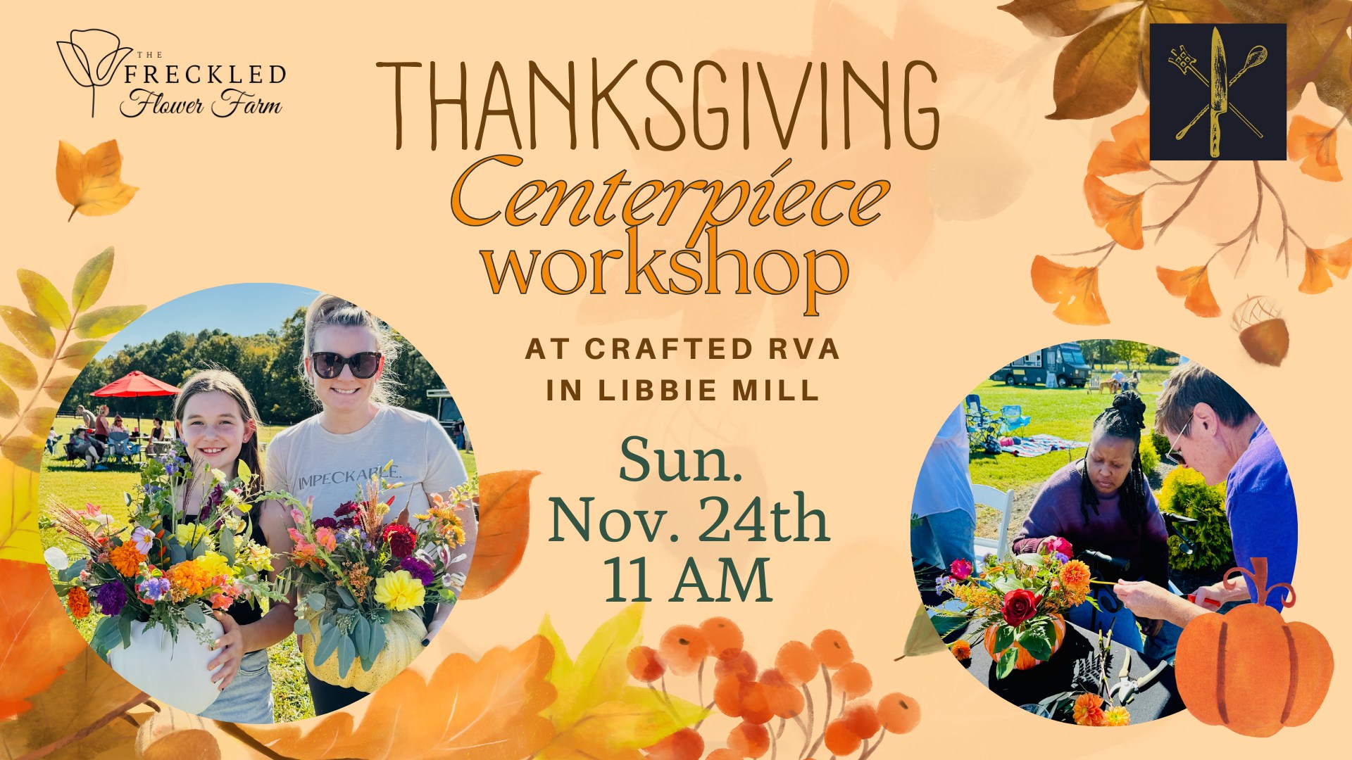 Thanksgiving Centerpiece Workshop @ Crafted RVA