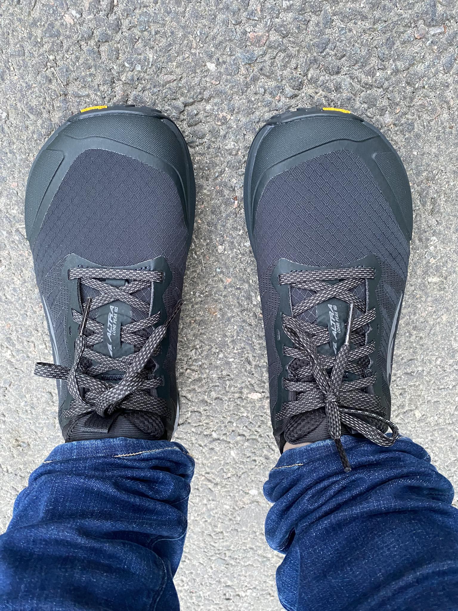 I got my new Altra Lone Peak 9+wide. They are really wide! I took 