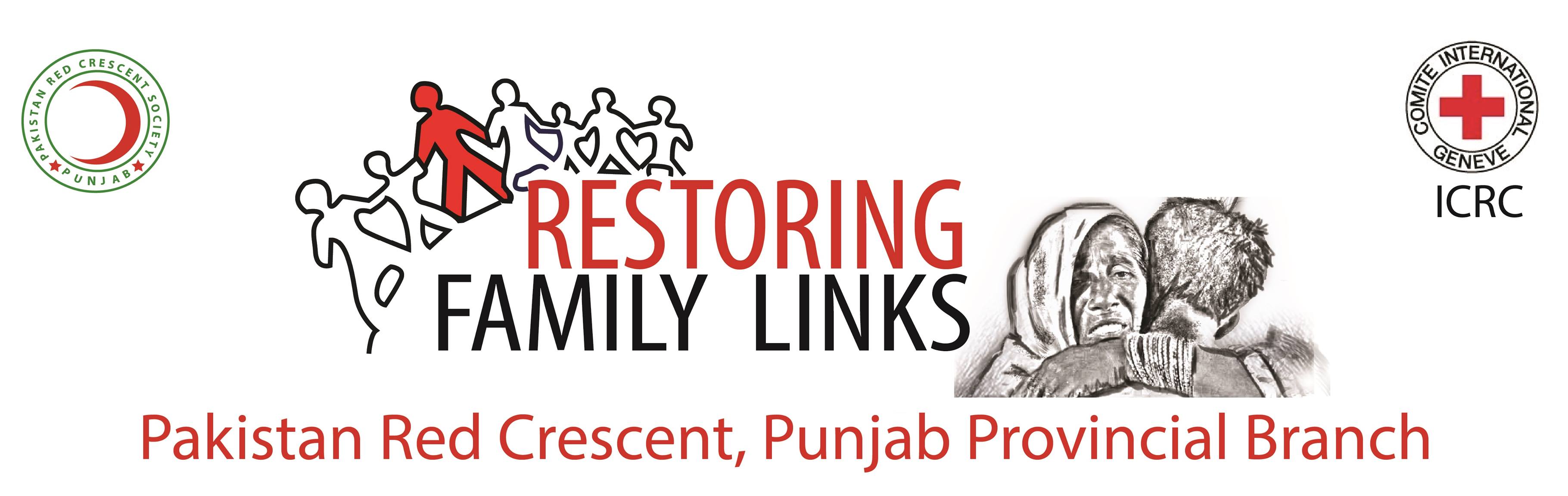 Restoring Family Links, Pak Red Crescent Punjab