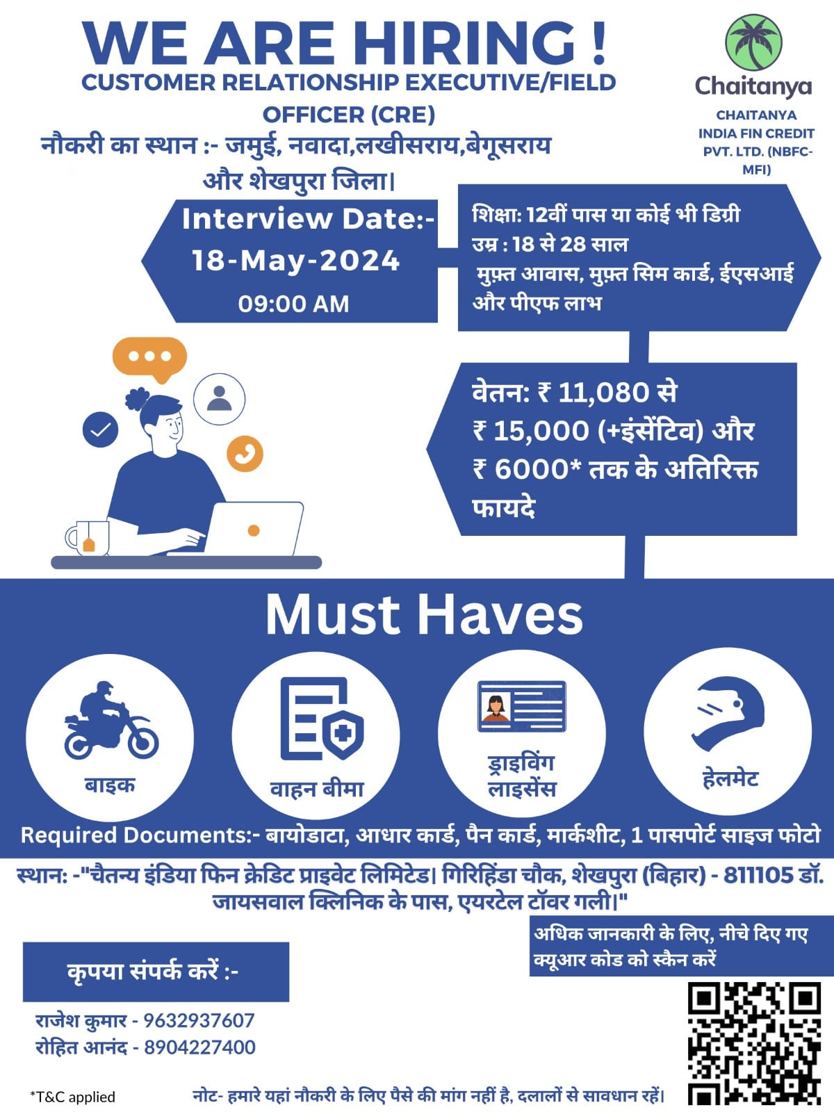 Chaitanya India Fin Credit Pvt Ltd. | Lakhisarai