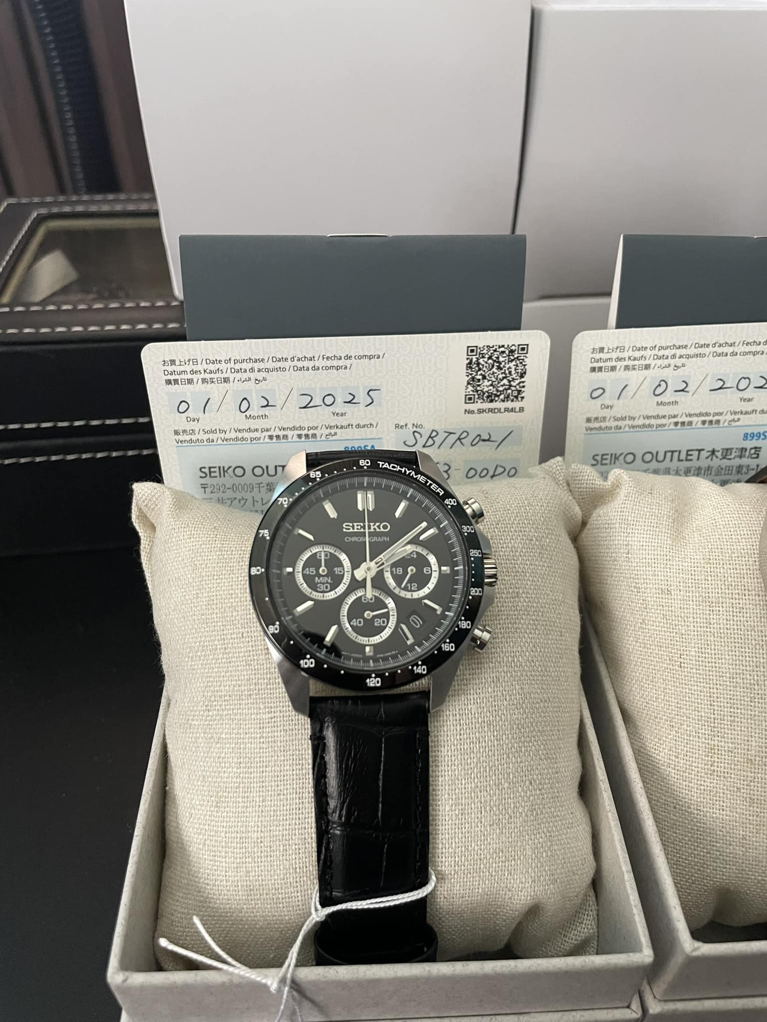?️Item: Seiko Spirit Selection Chronograph SBTR021 Watch 
