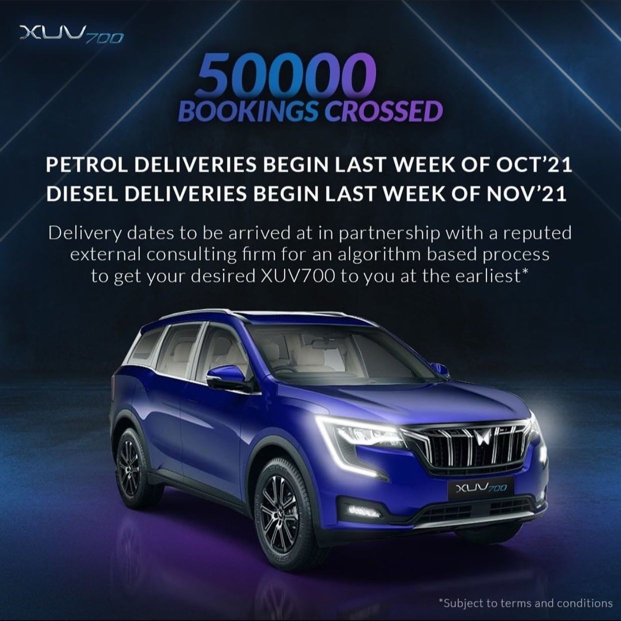 AutoAlive - The delivery timeline of the #MahindraXUV700...