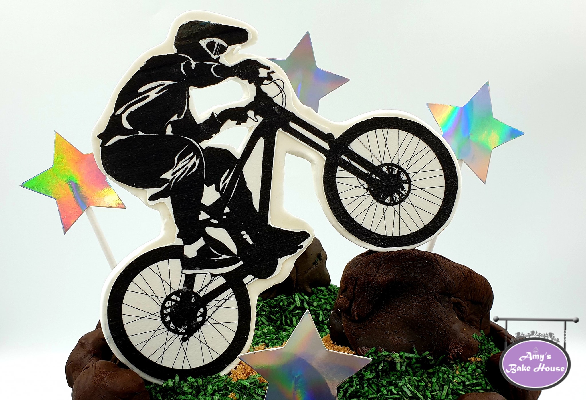 A mountain bike rider themed 13th... - Amy's Bake House