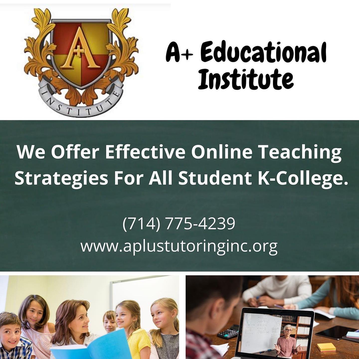 A+ Educational Institute and Tutoring Center | Westminster CA