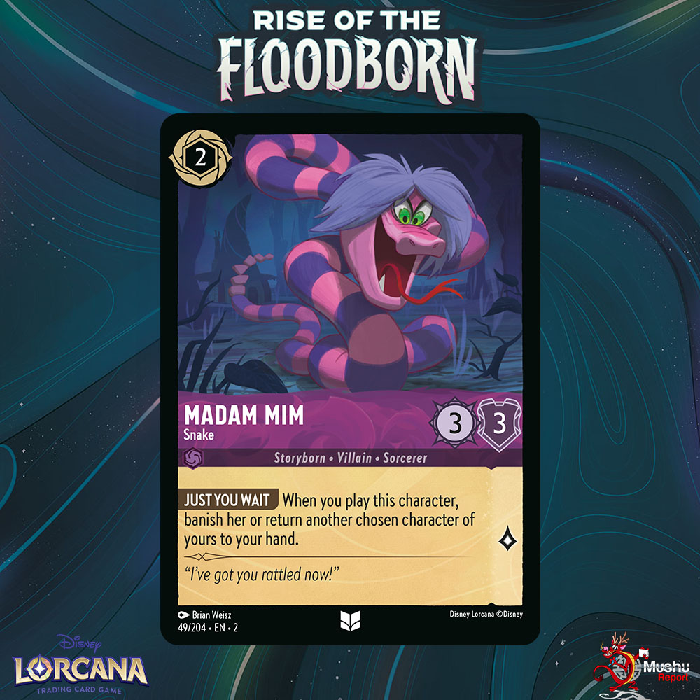 madam mim lorcana card Disney Reign of Jafar | Rhino | #069 4 Character Version Madam Mim - Elephant -