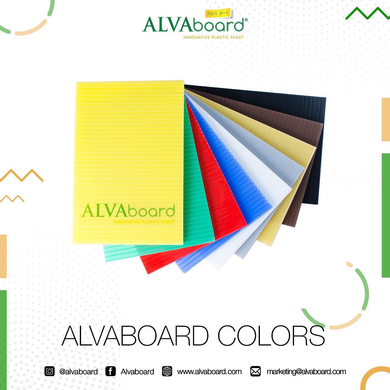 ALVAboard - Lembaran material ALVABoard memiliki berbagai... | Facebook