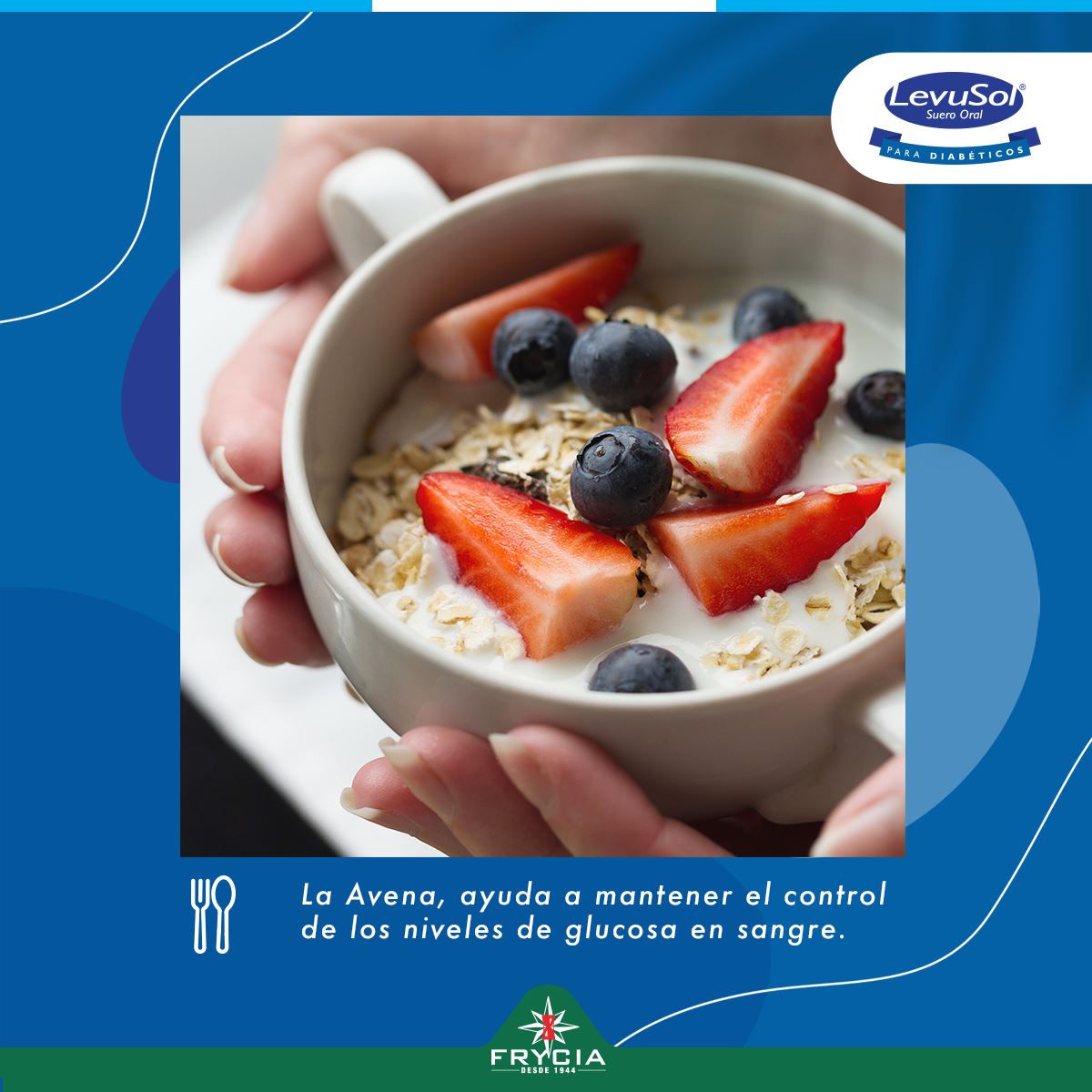 Levusol - Desayunar avena te ayudará a mantener el control...