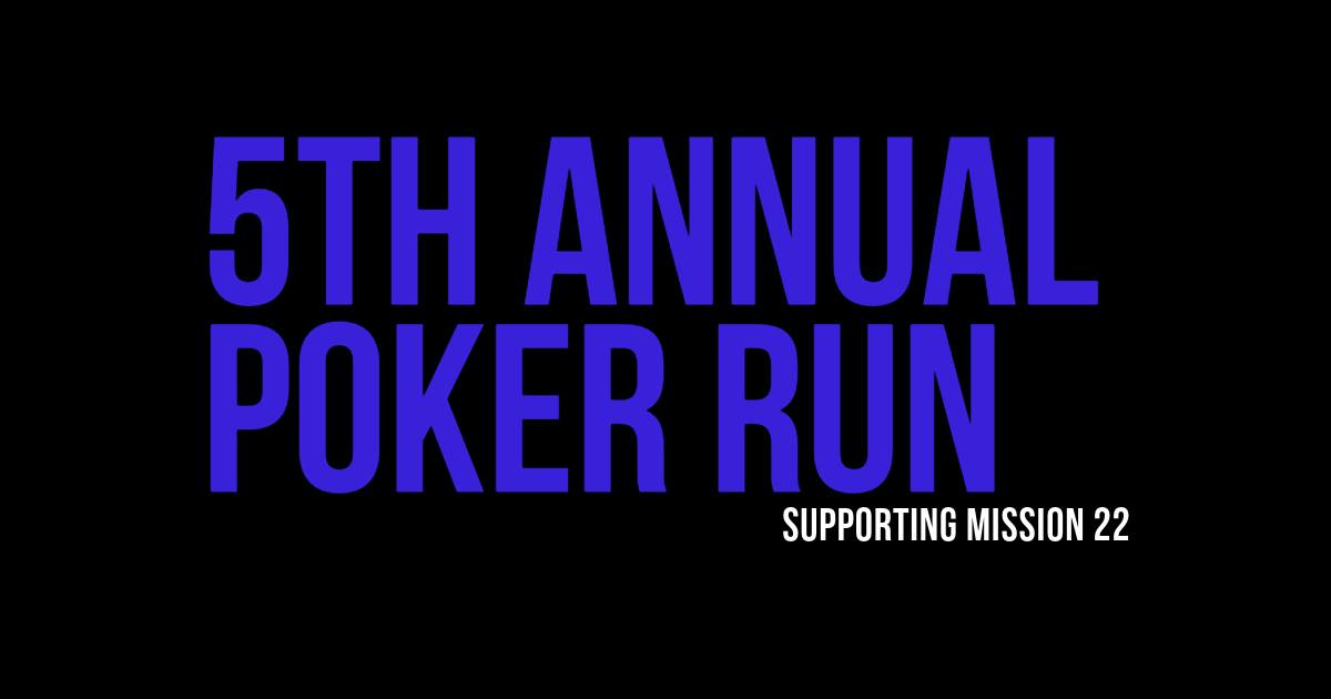 5th Annual Poker Run – Ride for Hope with Mission 22