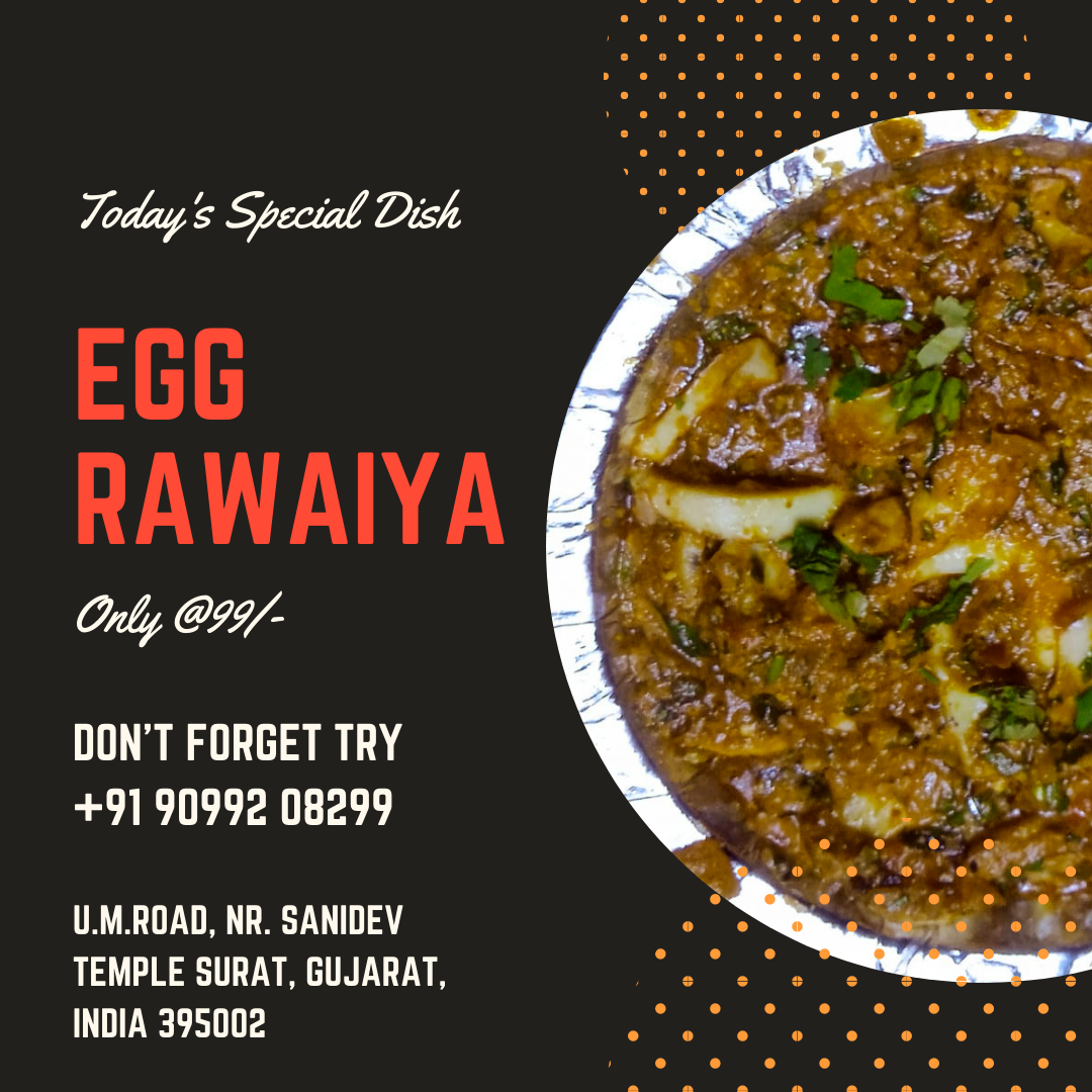 EGG CAFE - Special Egg Rawaiya is now @99/- Only Test this...