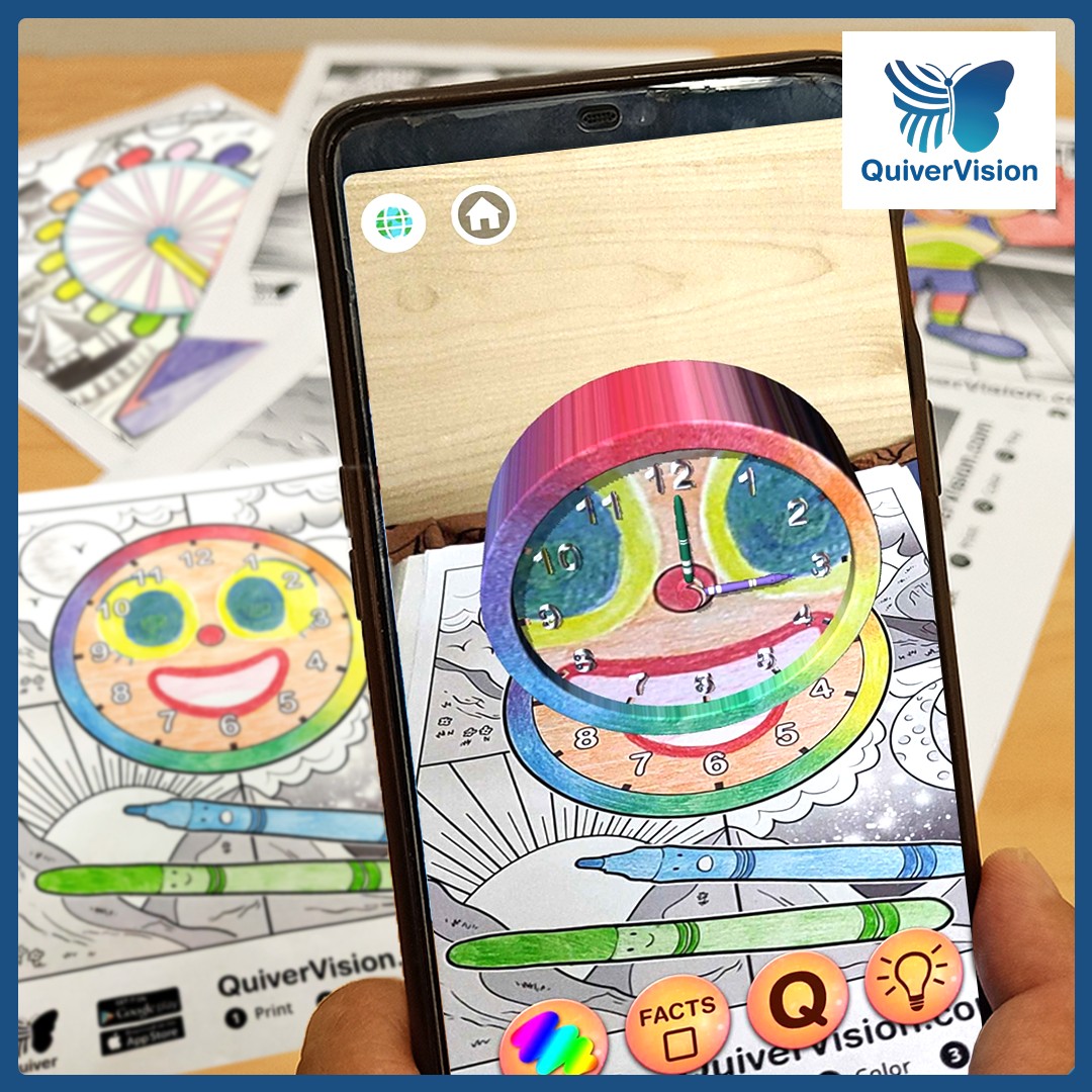 QuiverVision - Check out our latest AR coloring sheet &... | Facebook