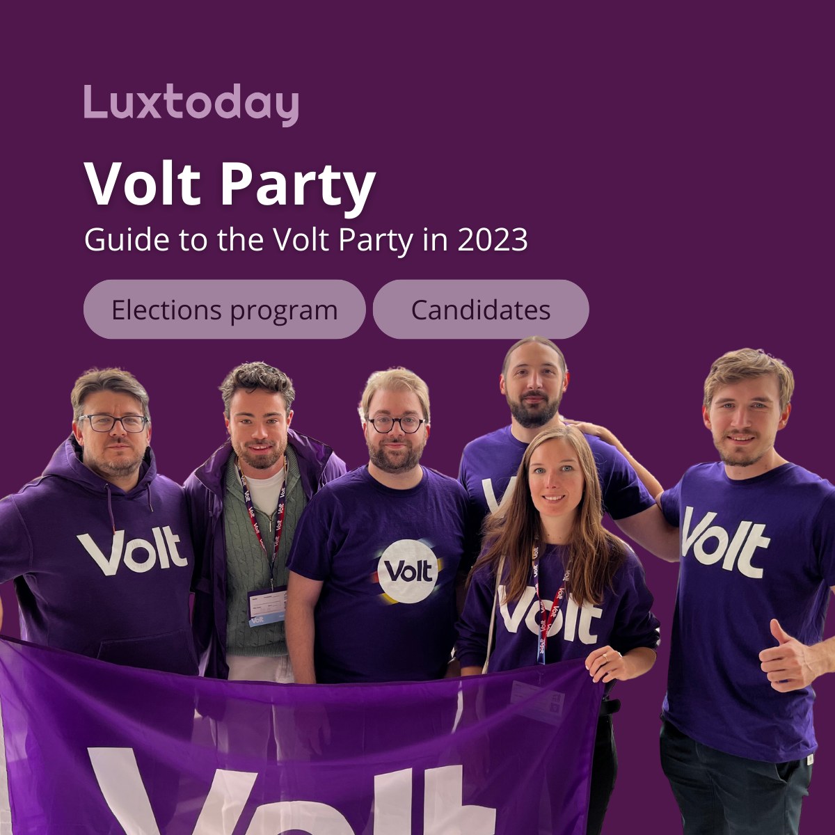 Luxtoday - 🗳 Meet the Volt party in Luxembourg Volt Luxembourg, founded ...
