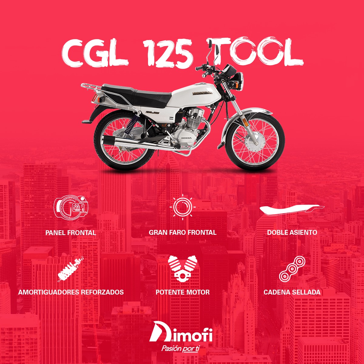 Sin duda, la #CGL125Tool será tu... - Motos Honda- Dimofi