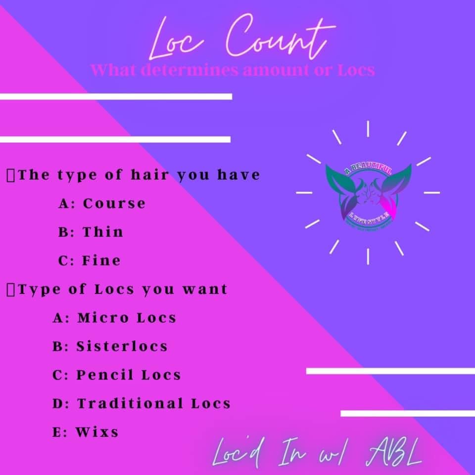 ABL Stylez - What is a Loc count, and why is it important?... | Facebook