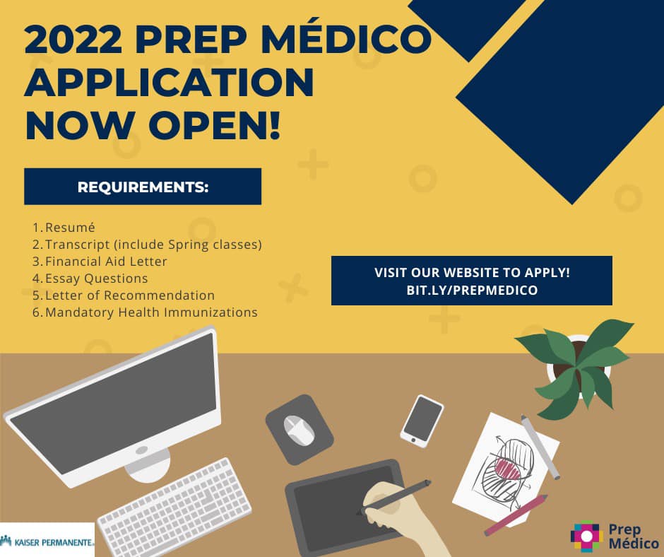 The 2022 Prep Medico application is... - UC Davis Prep Medico | Facebook