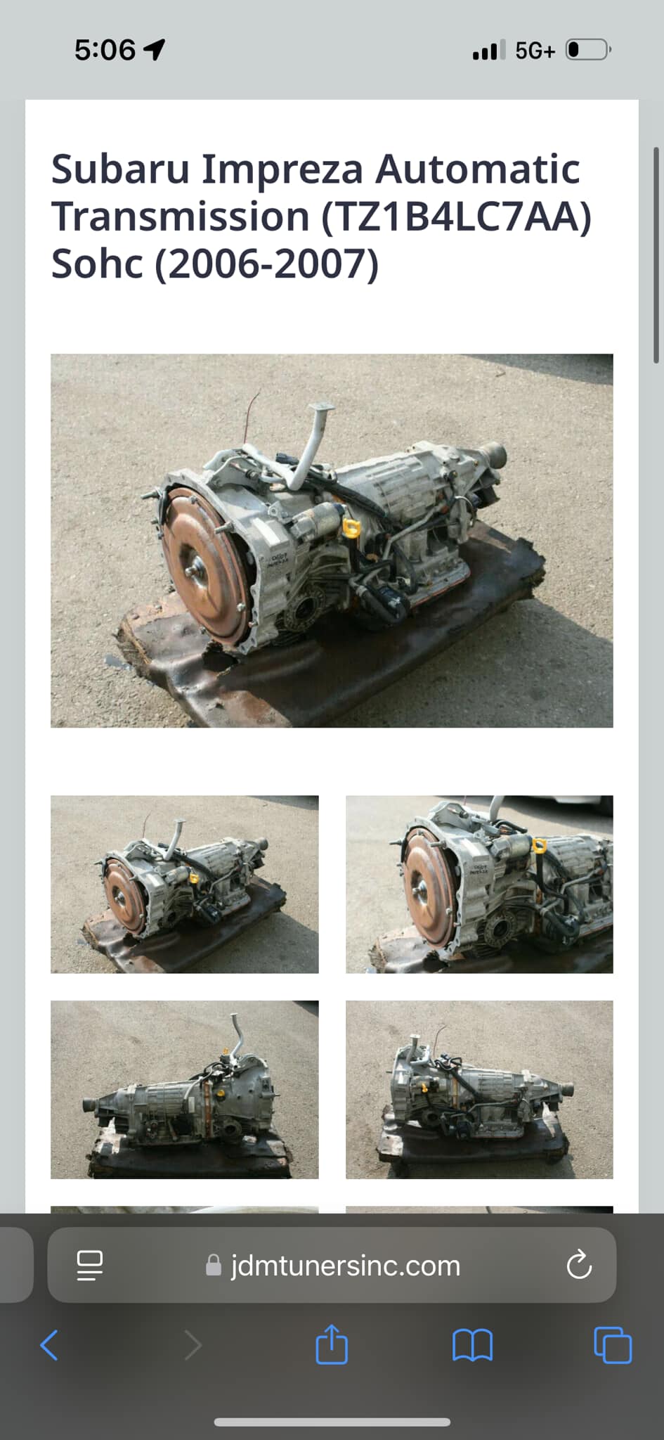 Is the spare transmission tz1b4lc6aa-aj compatible with the 02