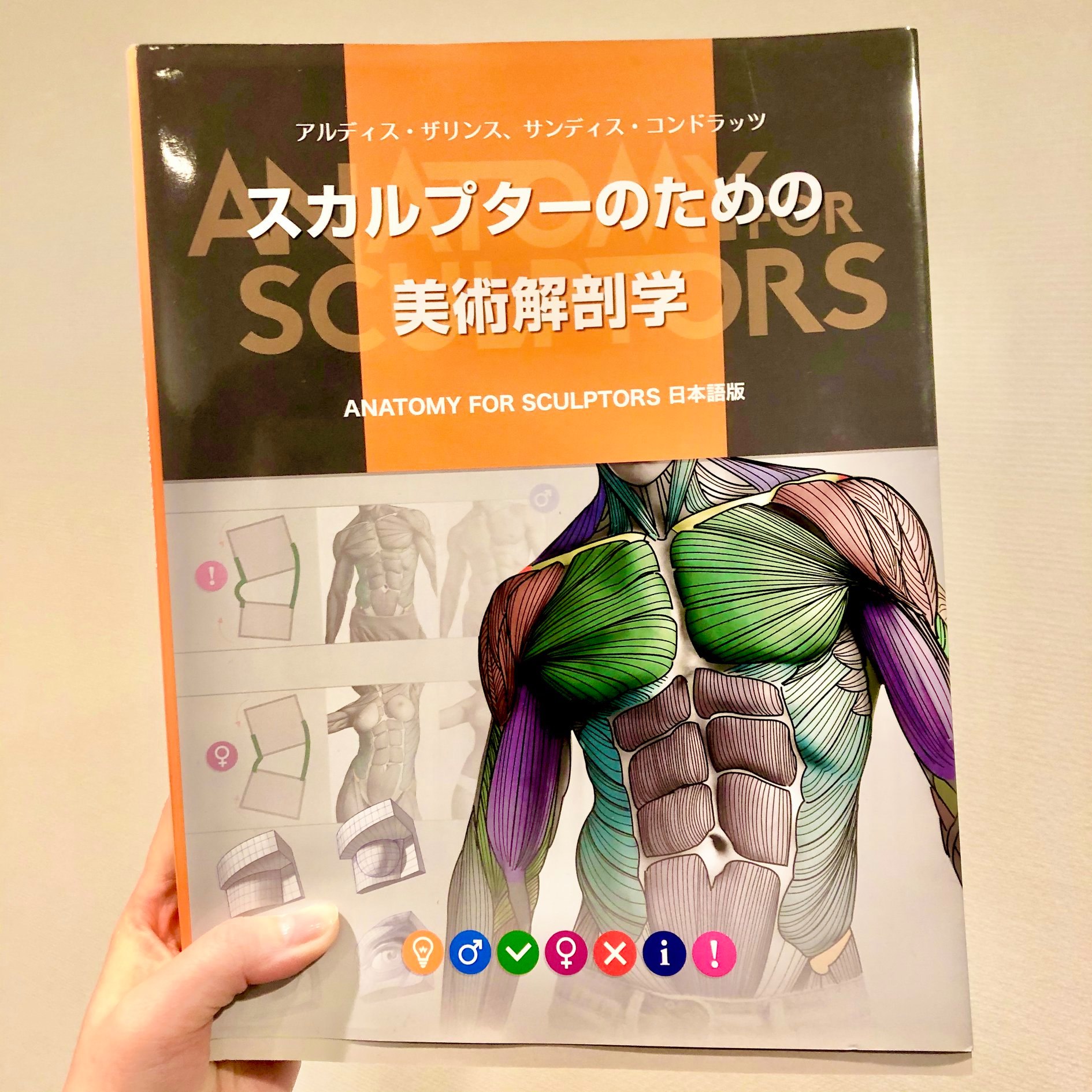 カナバンスタッフのおすすめ本⑬ 「スカルプターのための美術解剖学