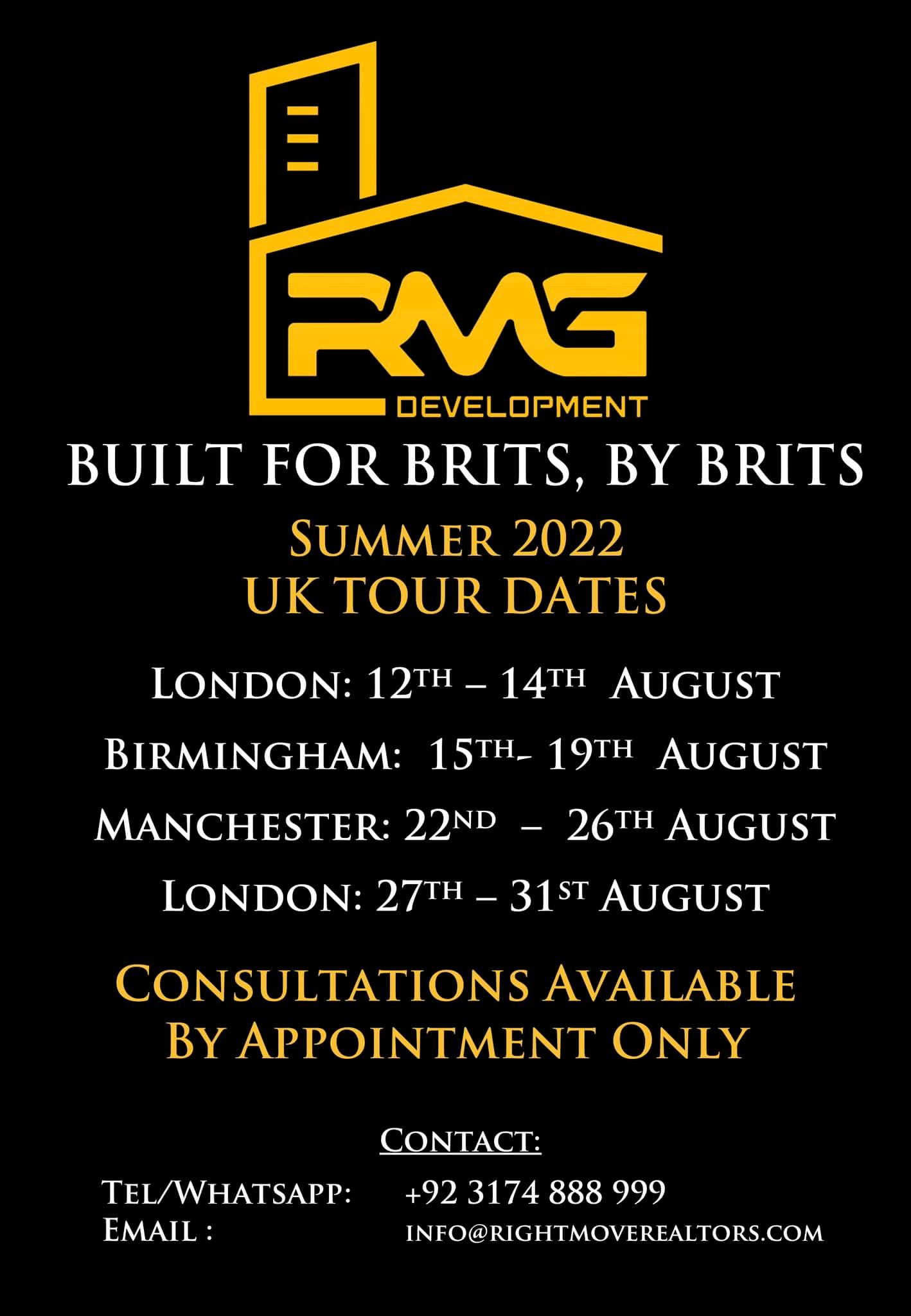 RMG Development - We are pleased to announce the dates for... | Facebook