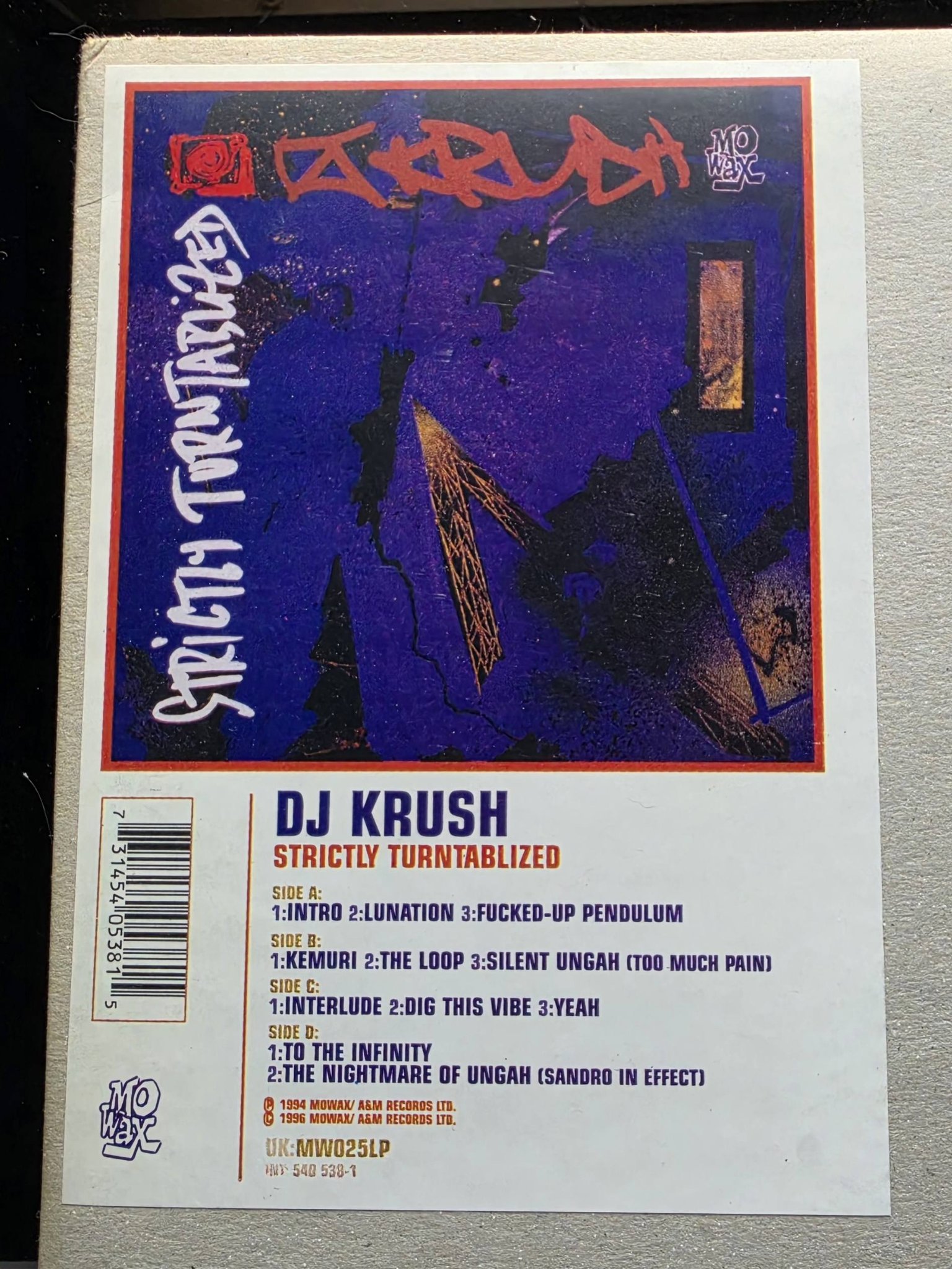 DJ Krush - Strictly Turntablized album tracklist