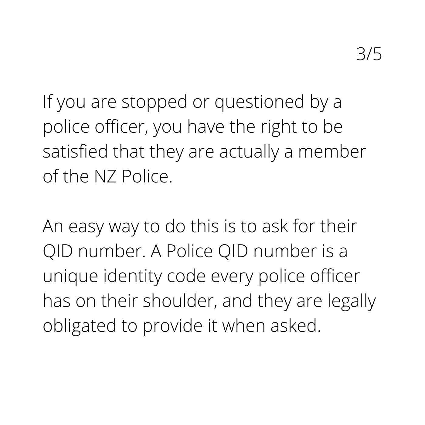 JustSpeak - If you are stopped or questioned by a police officer, you ...