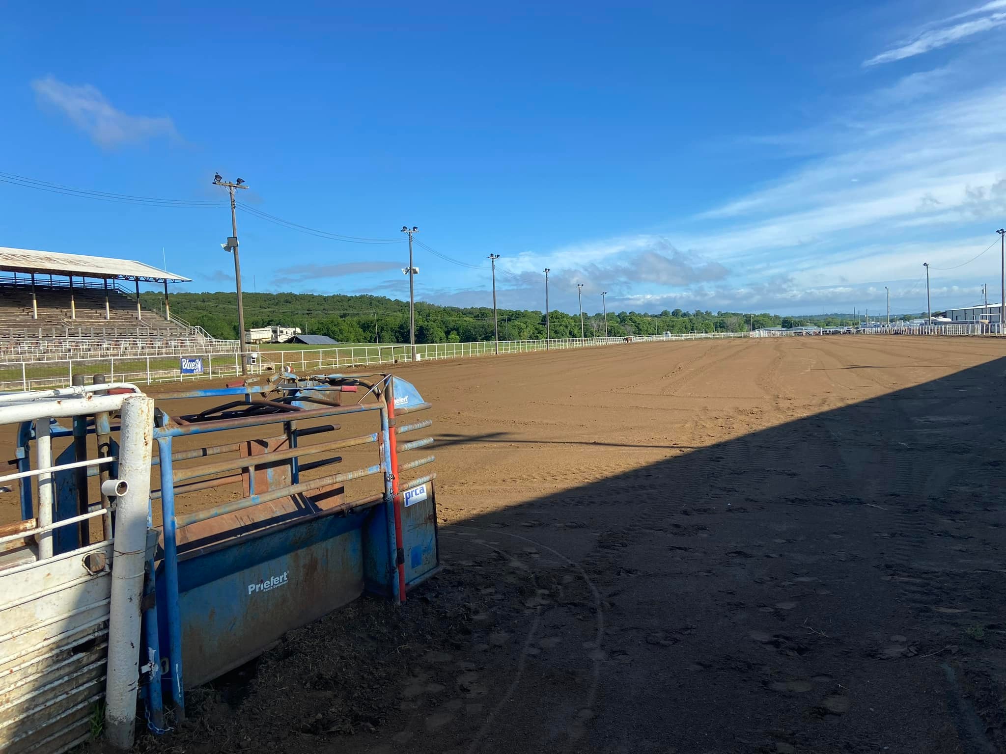 It is a great day here... - Ben Johnson Memorial Steer Roping
