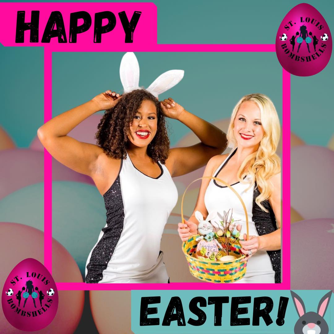 St. - Happy Easter from the St.Louis Bombshells!!💙🐰💖🐣 | Facebook