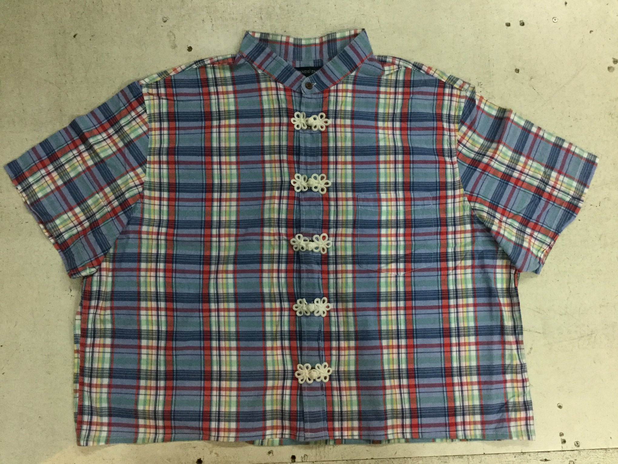 Razee works - Vintage Upcycled ♣️♣️CHINA SHORT SHIRTS 7...