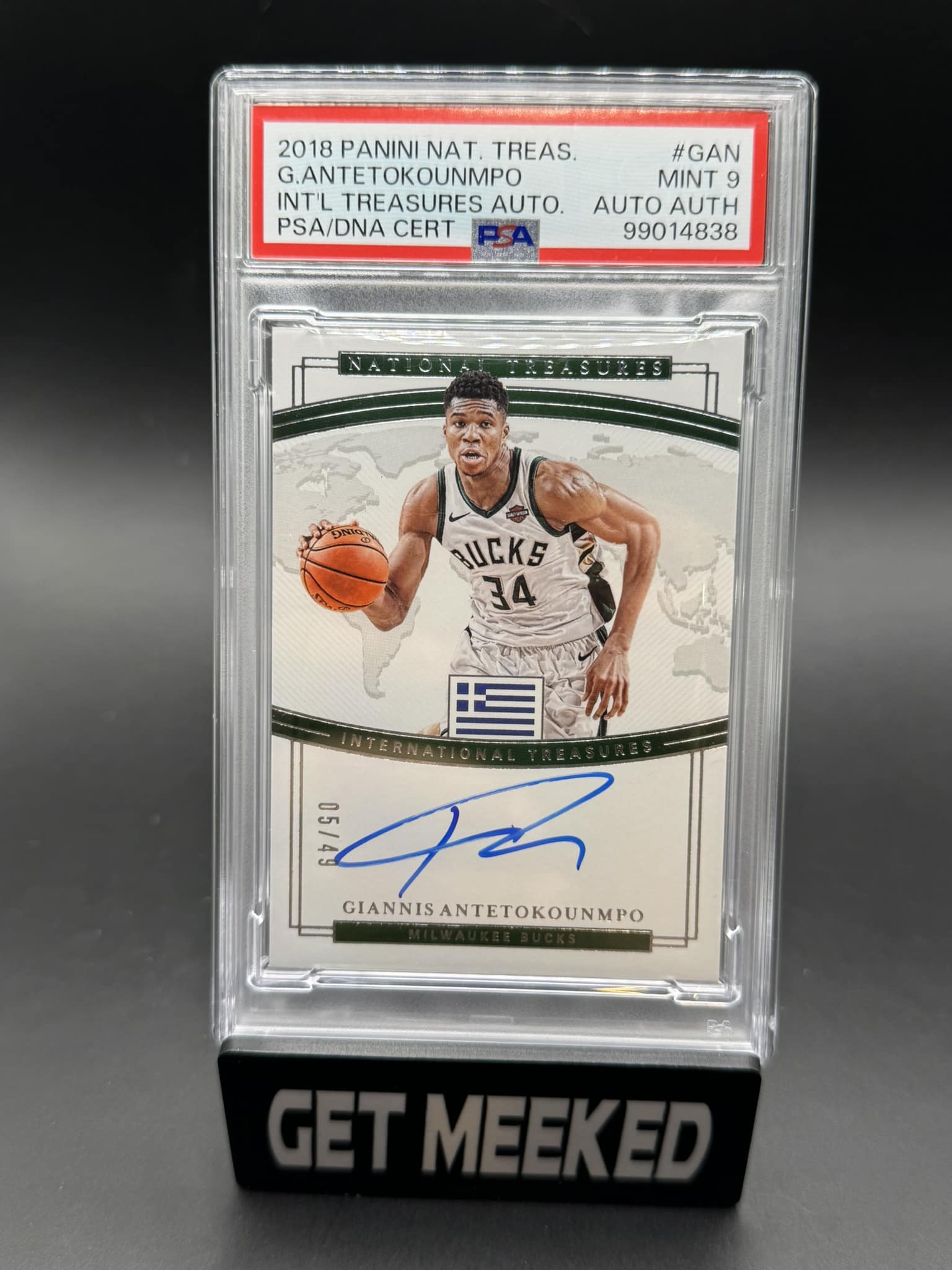 Filling Spots for Giannis Antetokounmpo Cards and Memorabilia Group
