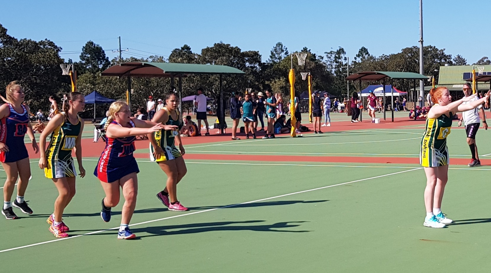 Our open girls netball... - Pine Rivers State High School