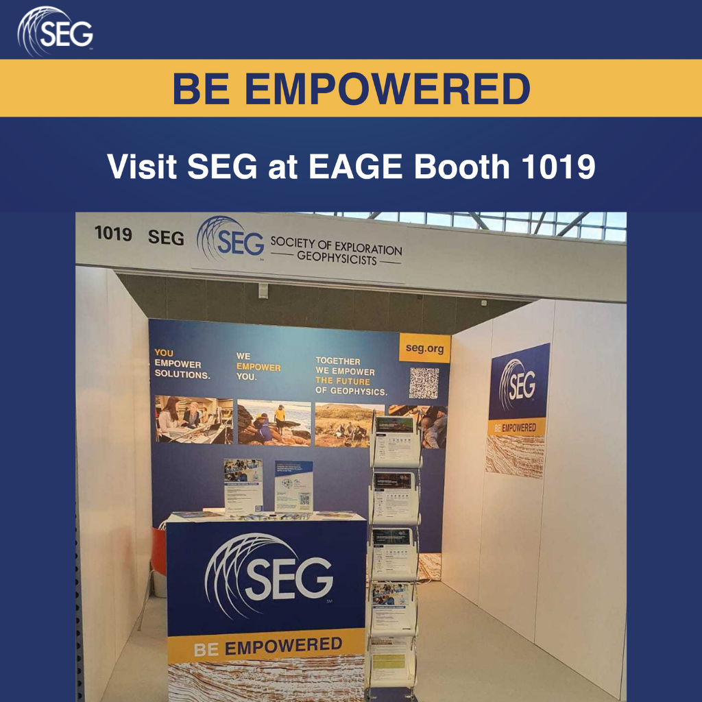 SEG Middle East - Drop by the SEG booth 1019 at the EAGE... | Facebook