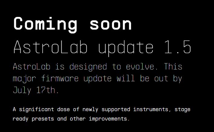 Arturia AstroLab | On its website, Arturia pre-announces AstroLab ...