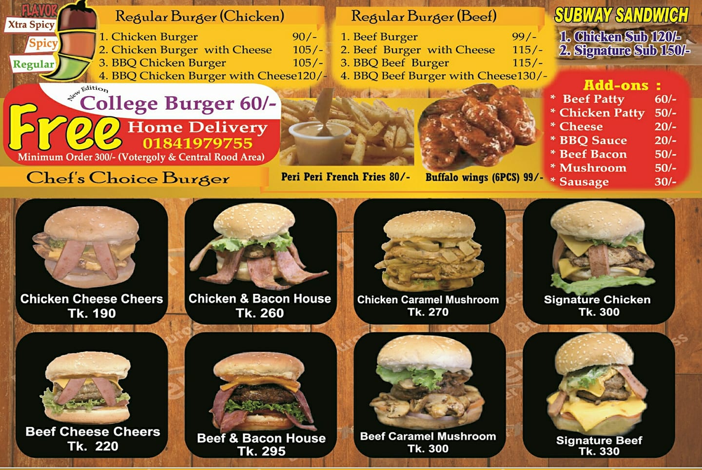 Burger Xpress - our menu | Facebook