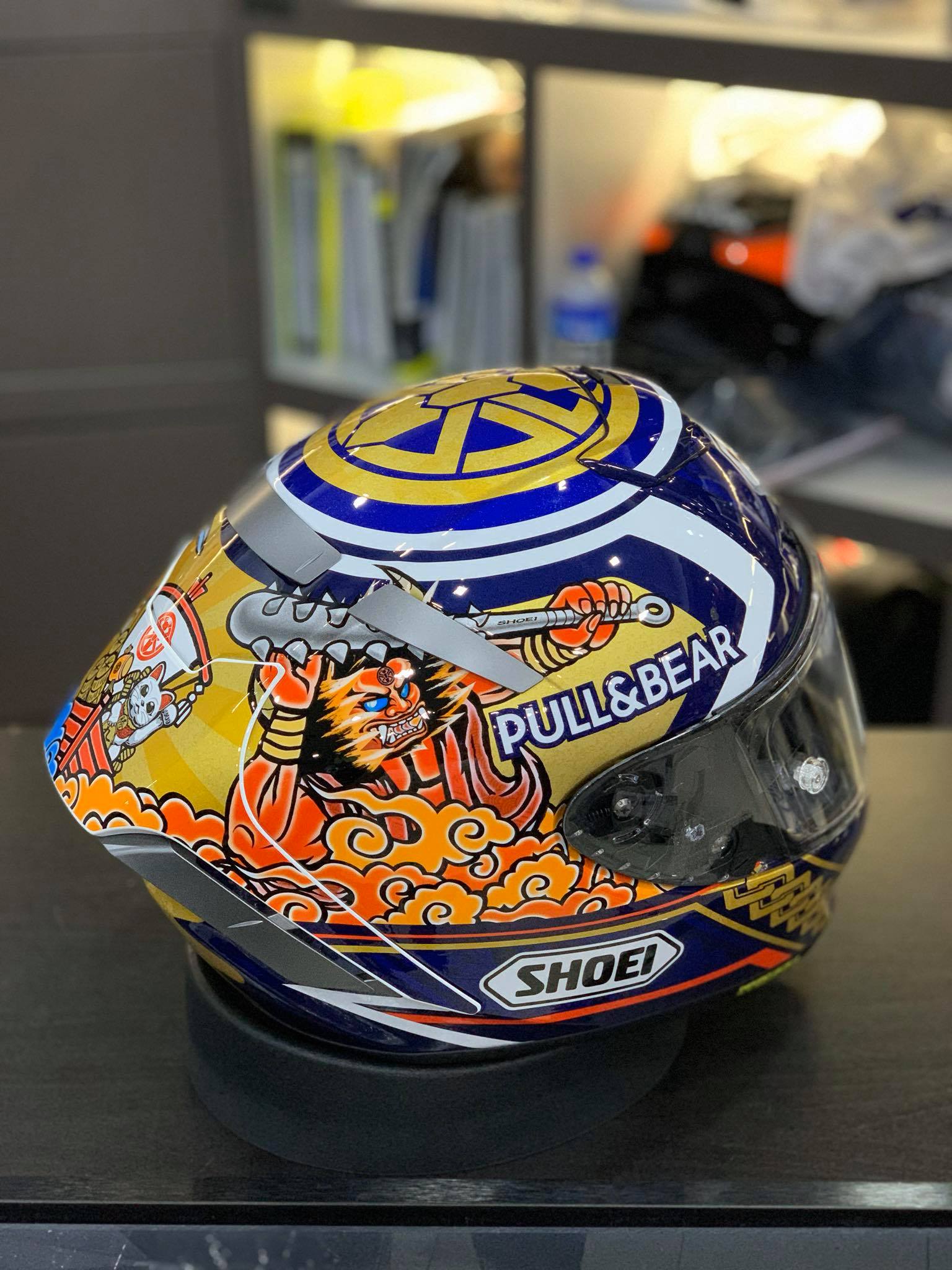 Shoei X-14 Marquez Motegi Helmet Retail price: $760.00/- Motegi is