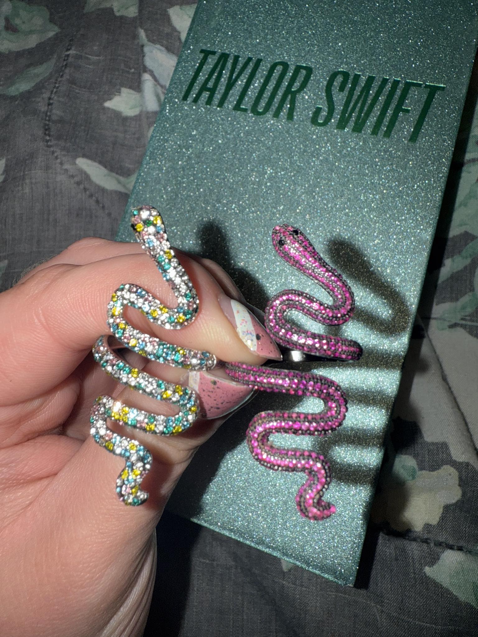 Taylor Swift's summer color ring completes my original reputation ring