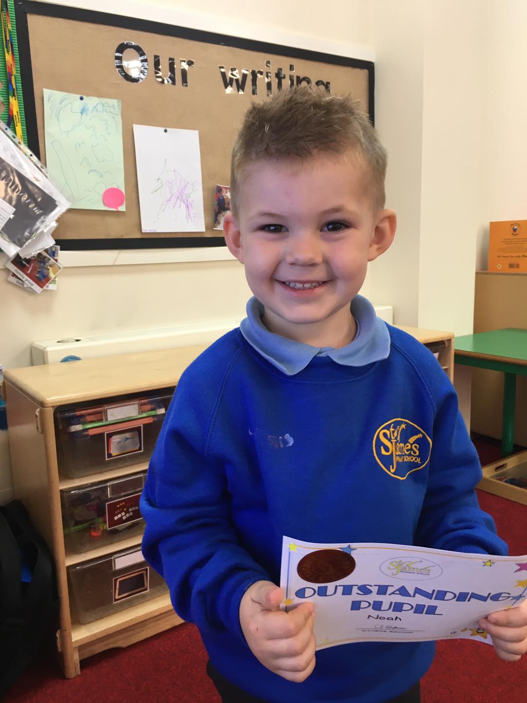 A huge well done to our Nursery... - St James Primary School