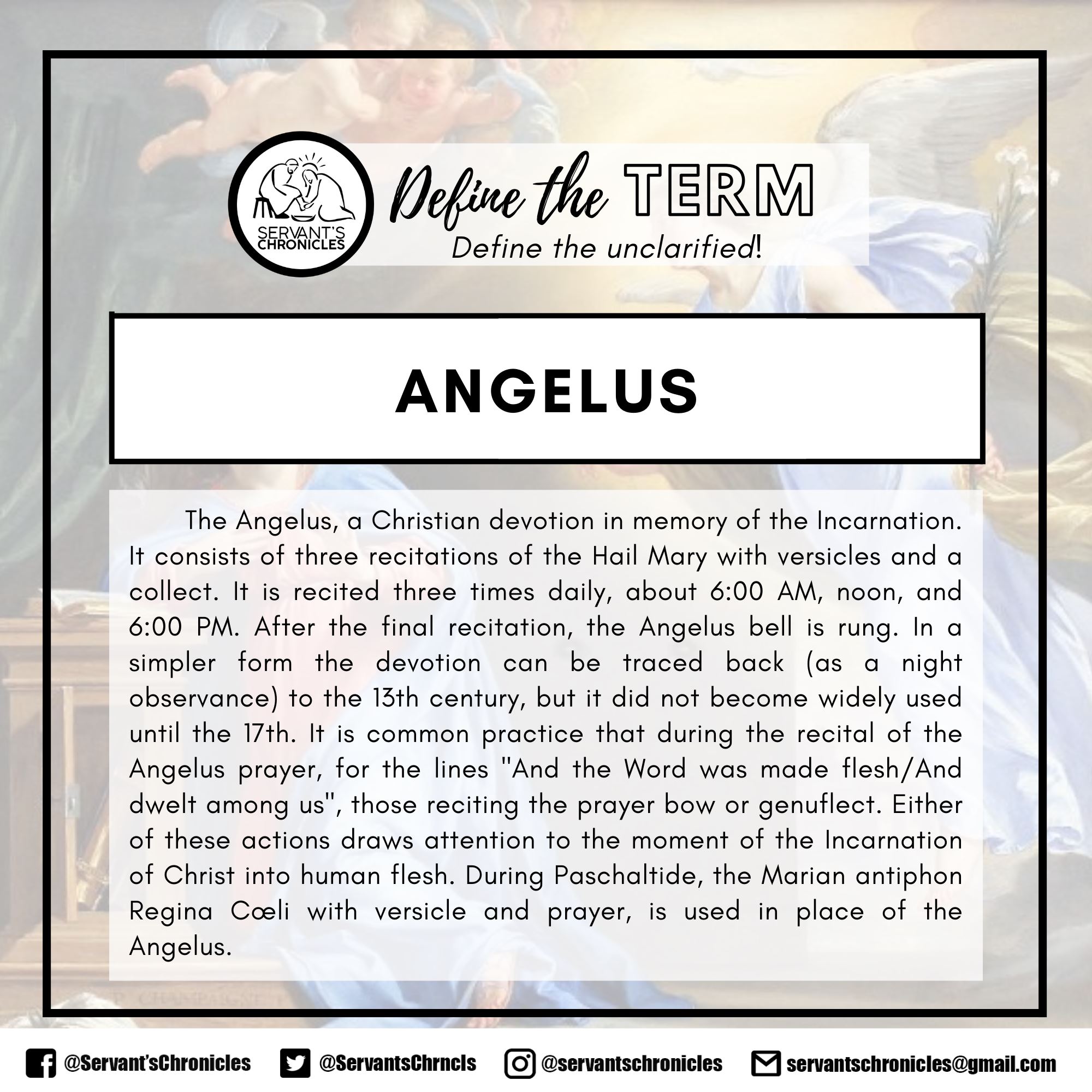 Define the Term | Define the... - The Servant's Chronicles | Facebook