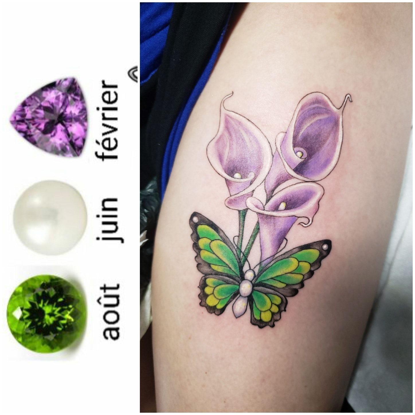 Fleur Du Mois D août Tatouage
