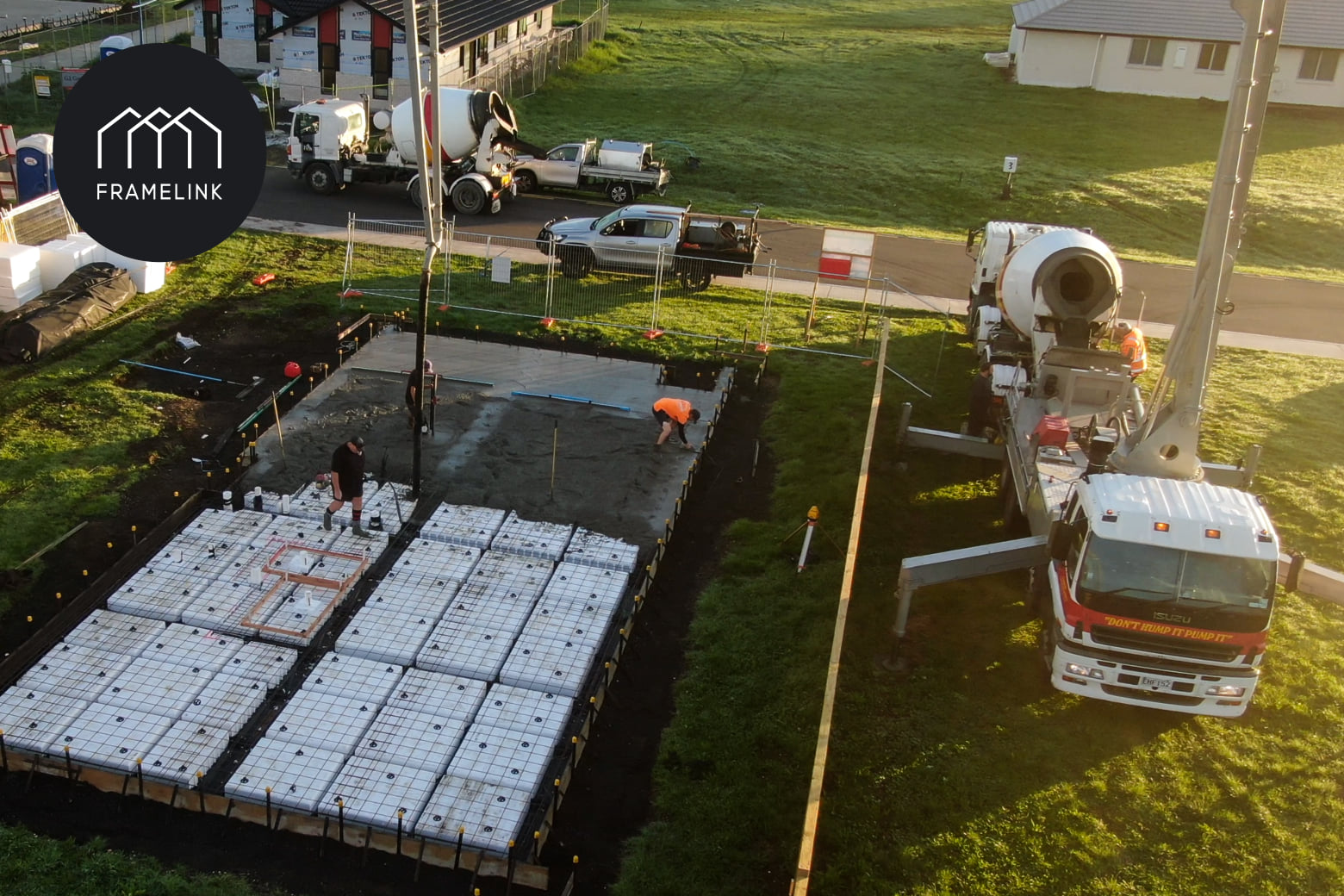 Framelink - And it's concrete time! Another beautiful pour... | Facebook