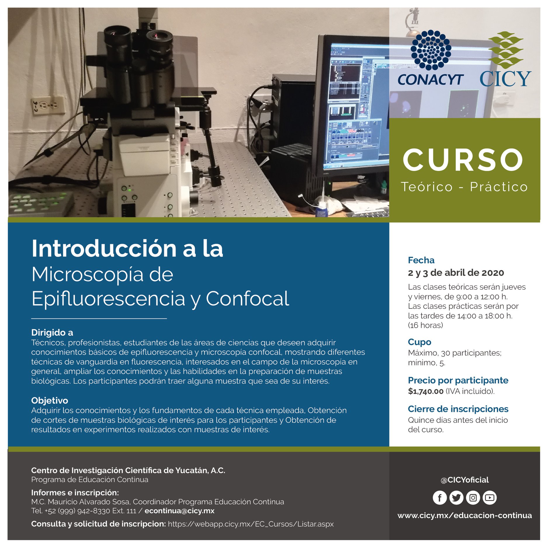 Asis... - CICY - Centro de Investigación Científica de Yucatán