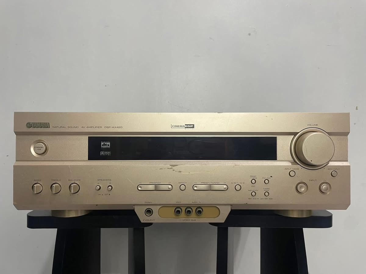 YAMAHA DSP-AX420 AV AMPLIFIER 90 WATTS PER CHANNEL 100V AC JAPAN