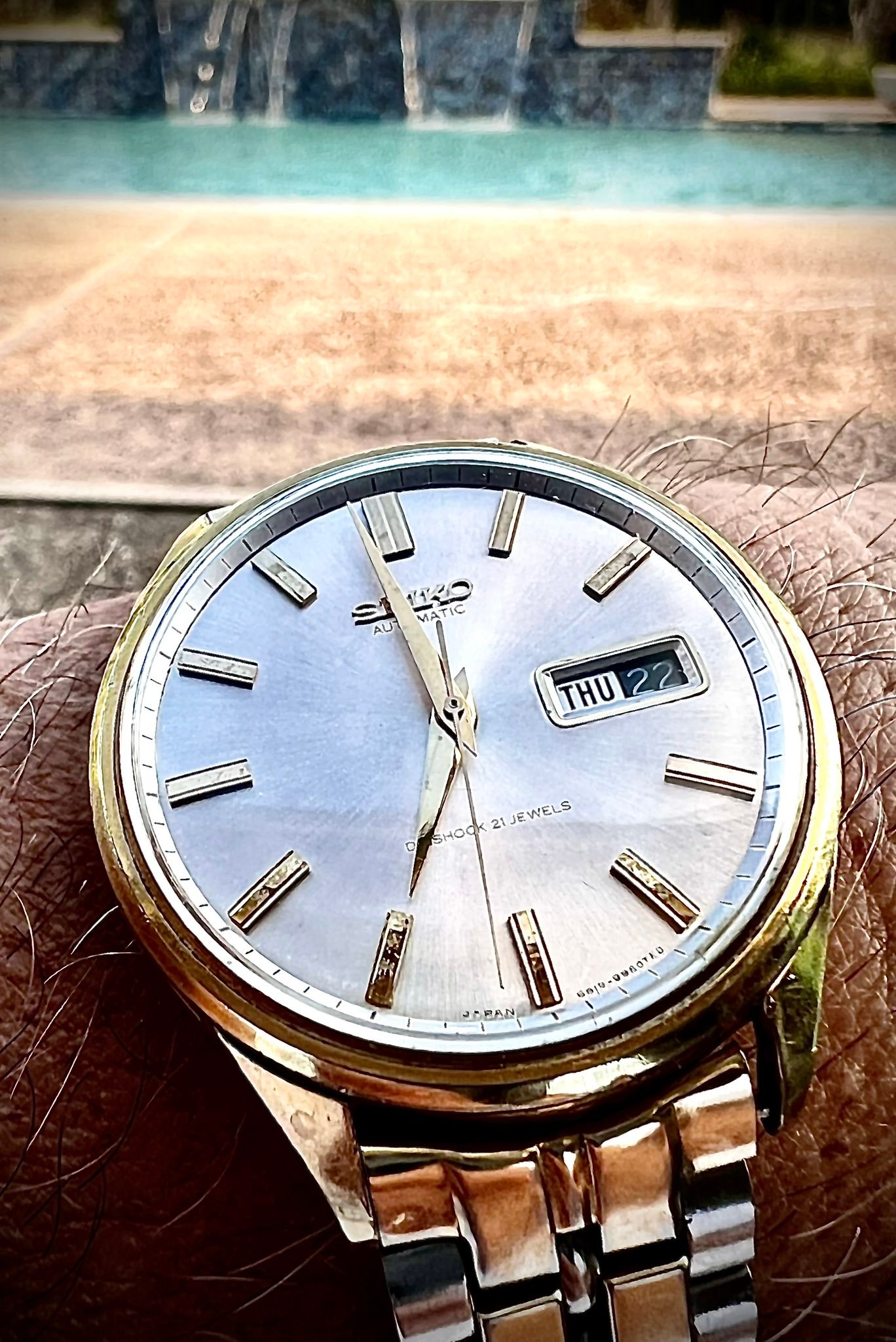 Vintage 1967 Seiko Sportsmatic Diashock 17 Jewels, 56 years old 
