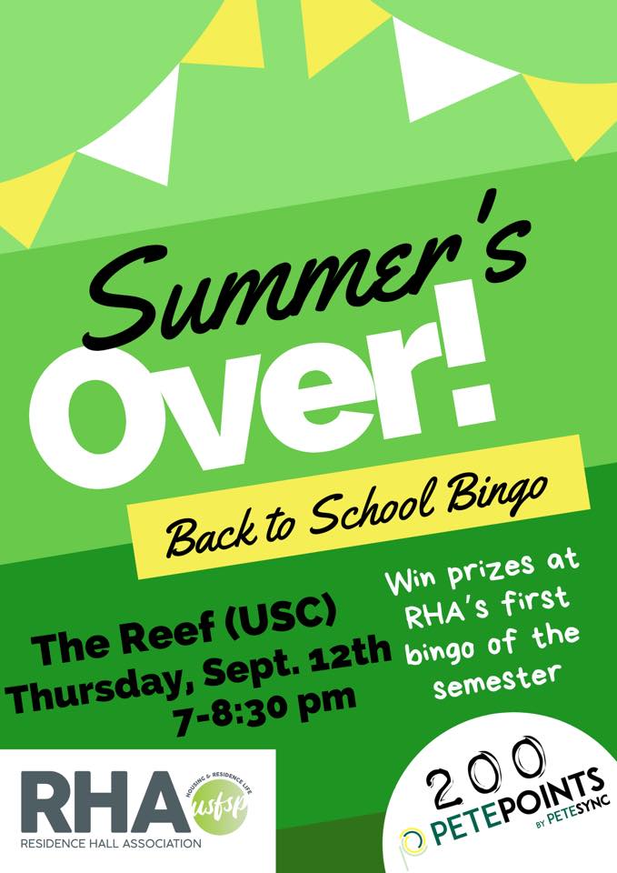 Residence Hall Association - USFSP | Saint Petersburg FL
