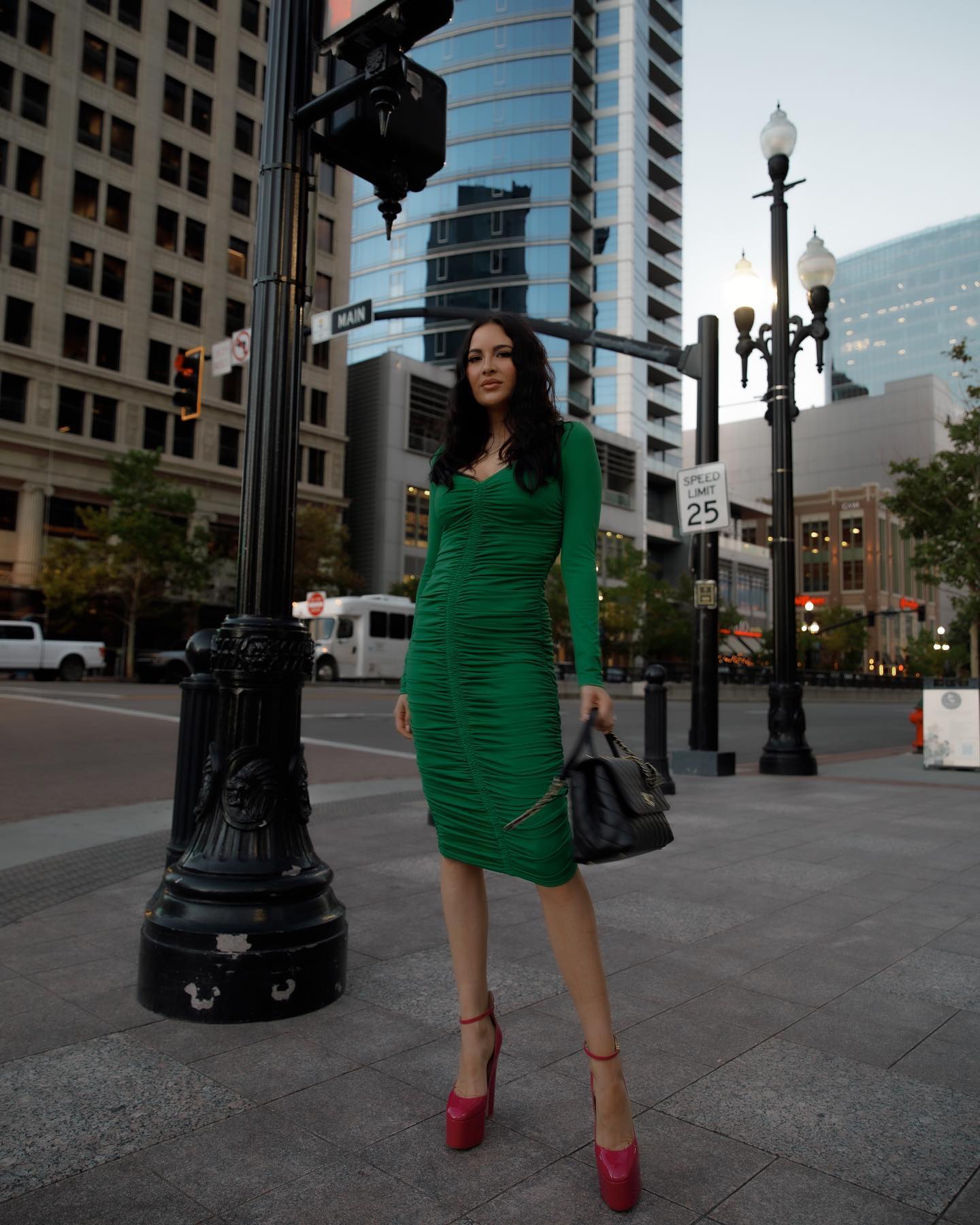 rachel parcell green dress Parcell's traffic-stopping dresses launch_date:7/17/2023