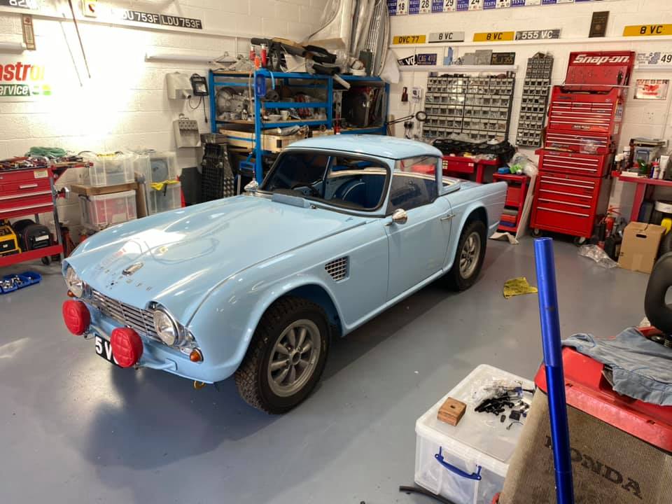 5VC Ex Works Triumph TR4 Rally Car