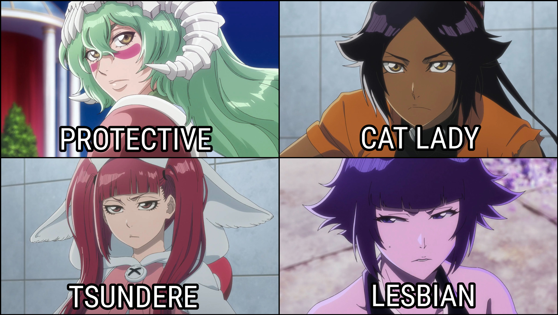 BLEACH has ALL KINDS of women. 😩