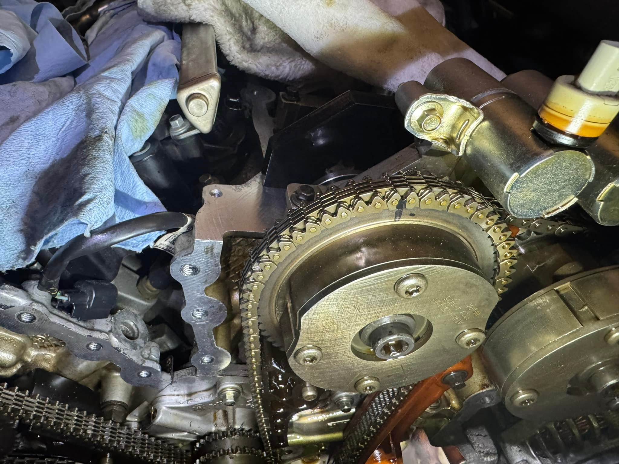 Timing Chain Kit & Cam Phaser VVT Gears For 11-17 Ford F-150 3.5L Lincoln Taurus
