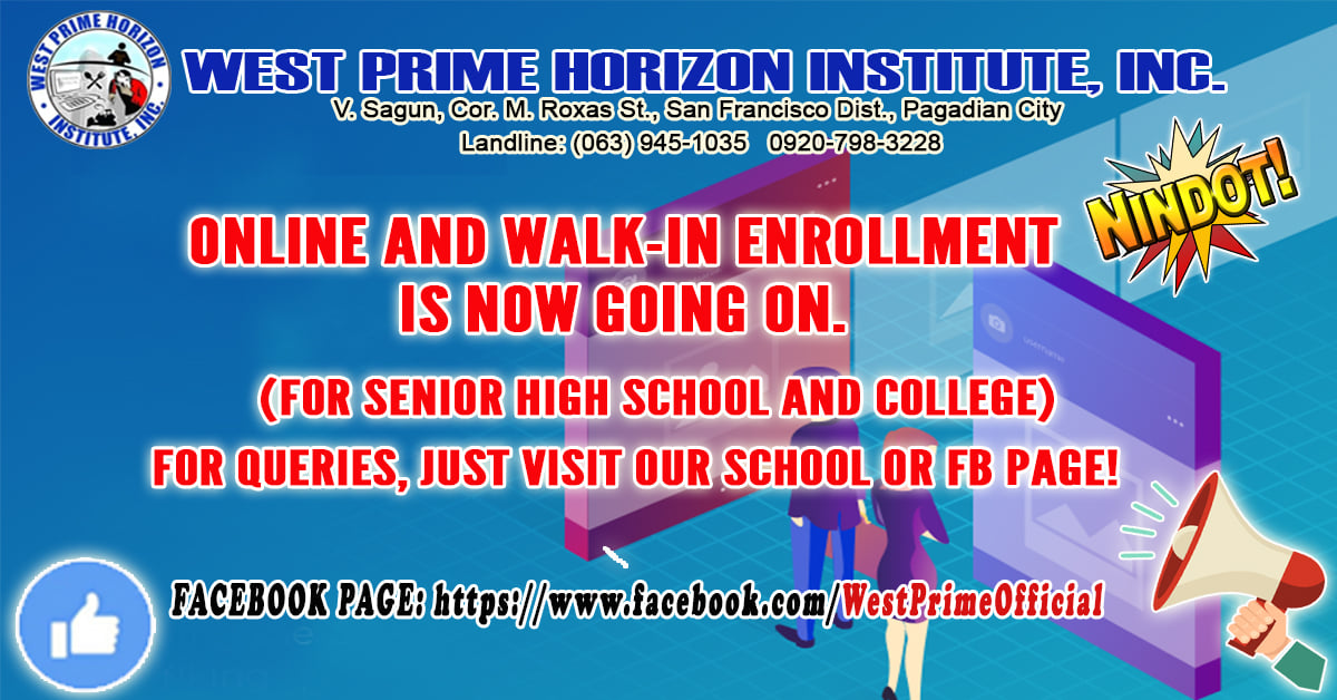West - Hurry!! Come and enroll now at WEST PRIME HORIZON INSTITUTE INC ...