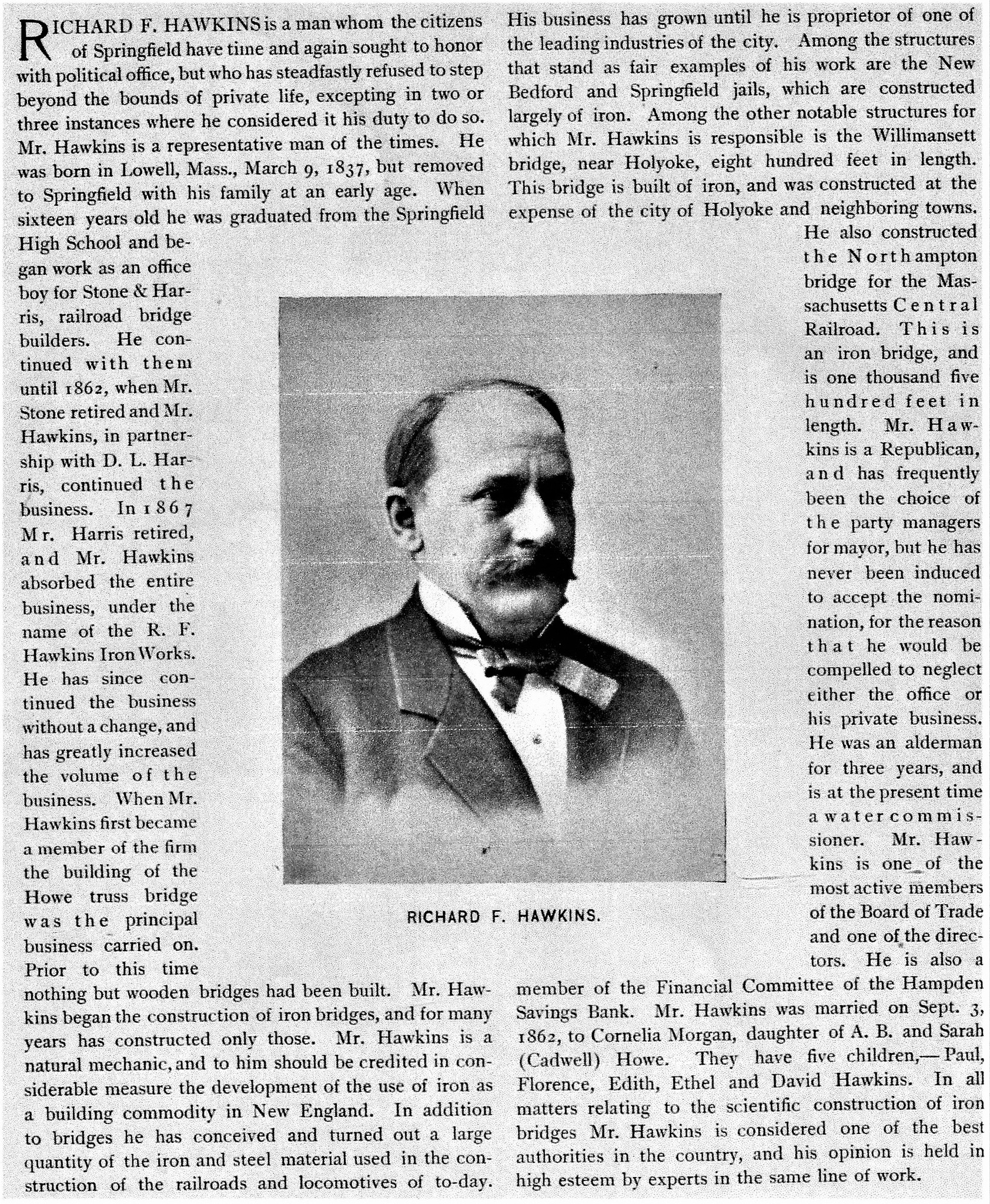 Richard F. Hawkins' Iron Works of Springfield, Master... - Springfield ...